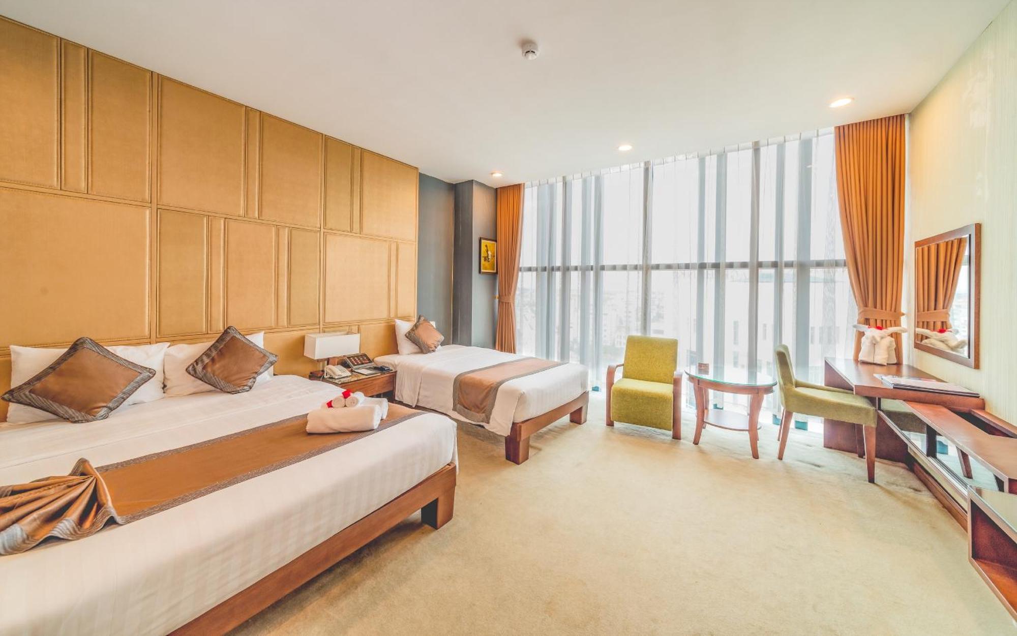 Bien Bac Hotel Mong Cai Bagian luar foto